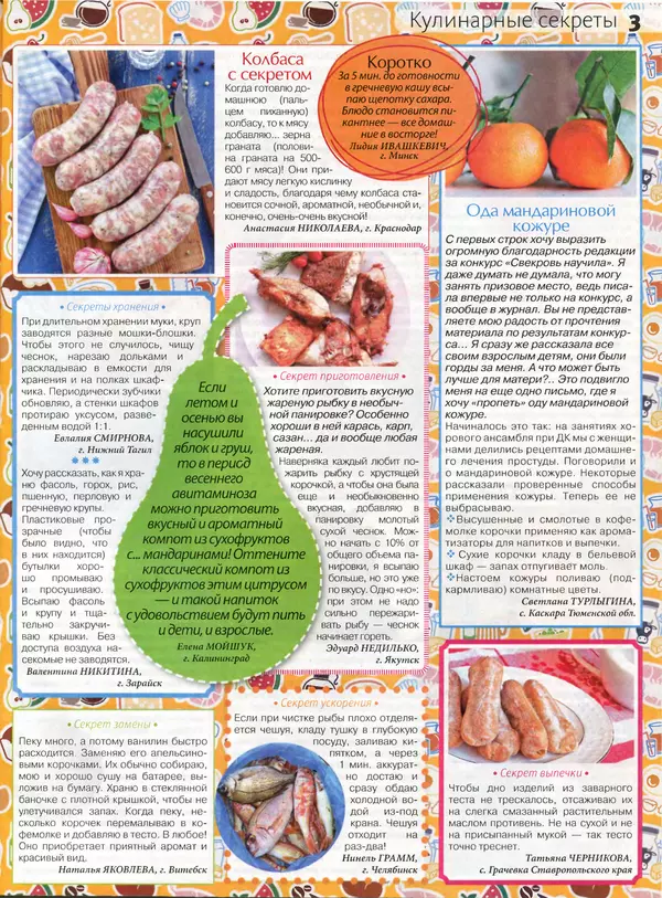 КулЛиб.   журнал Сваты на кухне - Сваты на кухне 2016 №3(17). Страница № 3