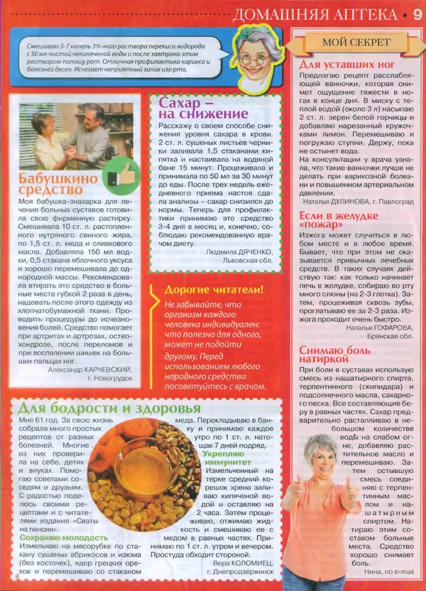 КулЛиб.   журнал Сваты на пенсии - Сваты на пенсии 2015 №8(11). Страница № 9