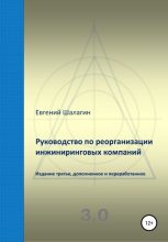 Книга - Евгений  Шалагин - Руководство по реорганизации инжиниринговых компаний - читать