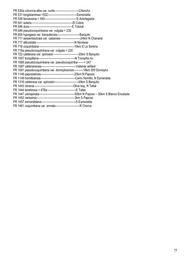 Грэм Чарльз - Копьяпоа — Copiapoa - Страница № 77 Грэм Чарльз - Копьяпоа — Copiapoa - Страница № 77