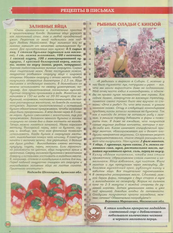 газета Пальчики оближешь - Пальчики оближешь 2016 №8(92) - Страница № 20 газета Пальчики оближешь - Пальчики оближешь 2016 №8(92) - Страница № 20