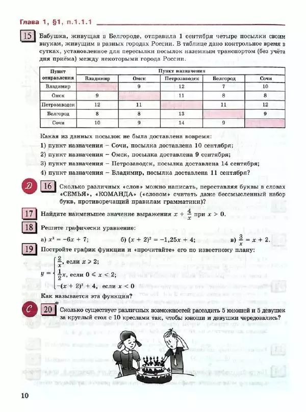 Людмила Петерсон - Алгебра. 9 класс. Учебник в 2-х частях. Часть 1 - Страница № 10