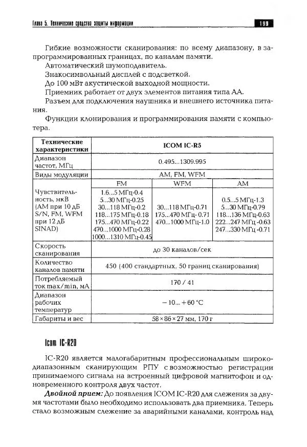 Сергей Козлов - Защита информации: устройства несанкционированного съема информации и борьба с ними: Учебно-практическое пособие - Страница № 200