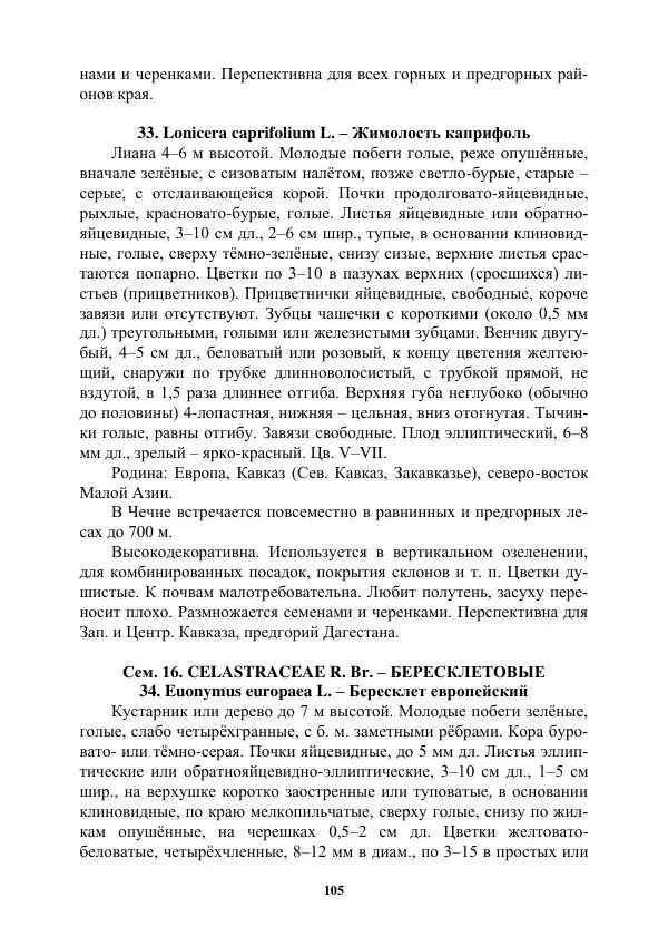 Муса Тайсумов - Деревья и кустарники Чеченской республики. Монография - Страница № 105 Муса Тайсумов - Деревья и кустарники Чеченской республики. Монография - Страница № 105
