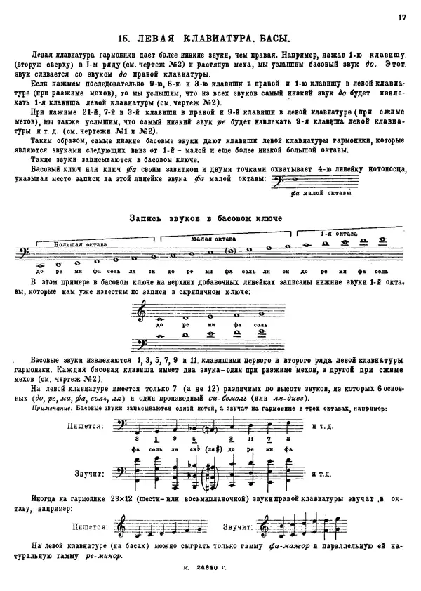 Георгий Тышкевич - Самоучитель игры на двухрядной гармонике (русского или немецкого строя) - Страница № 17
