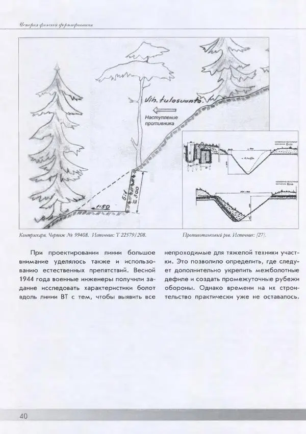 Евгений Балашов - История финской фортификации. Линия ВТ от Ваммелсуу до Тайпале. Е. Балашов, И. Шереметьев - Страница № 41