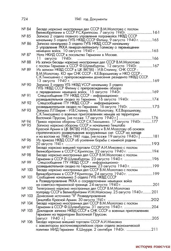 Сборник документов - 1941 год в 2-х книгах. Книга 2. Сборник документов (Россия XX век.Документы) - Страница № 722