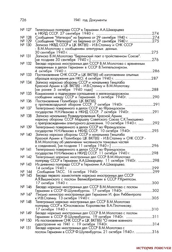 Сборник документов - 1941 год в 2-х книгах. Книга 2. Сборник документов (Россия XX век.Документы) - Страница № 724