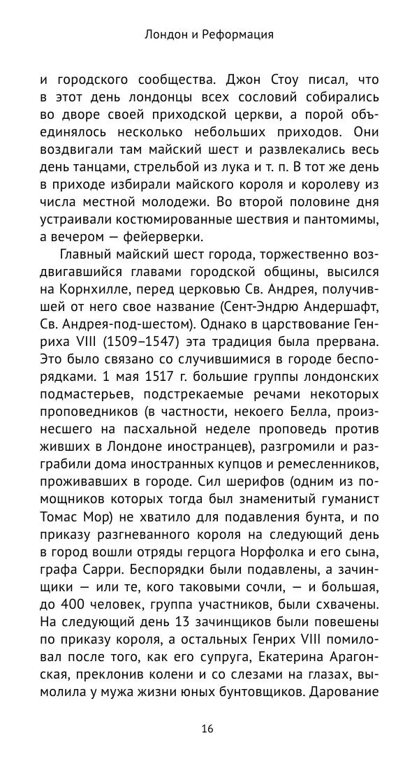 Анна Серёгина - Лондон и Реформация. Жизнь английской столицы в эпоху Тюдоров (1485—1603) - Страница № 17