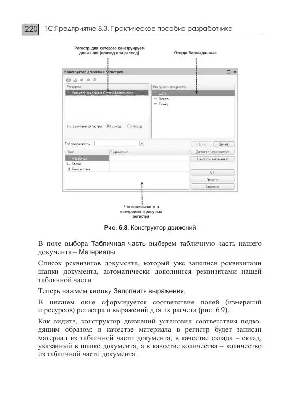 М. Радченко - 1С:Предприятие 8.3. Практическое пособие разработчика. Примеры и типовые приемы - Страница № 220