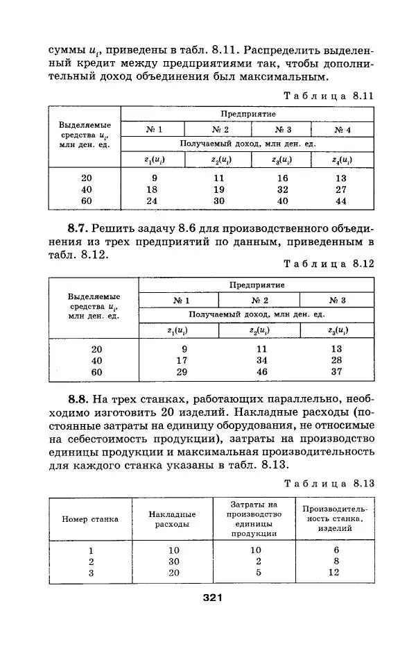  Коллектив авторов - Сборник задач и упражнений по высшей математике. Математическое программирование. Учебное пособие - Страница № 321