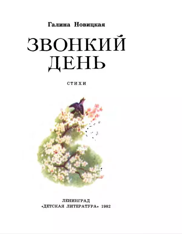 Галина Новицкая - Звонкий день - Страница № 5