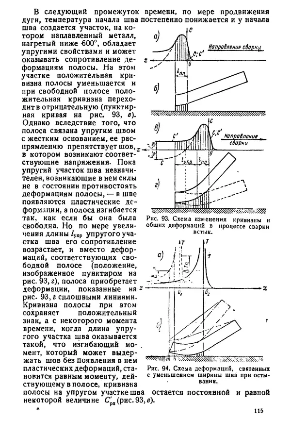 Н. Окерблом - Сварочные деформации и напряжения: Теория и ее применение - Страница № 116