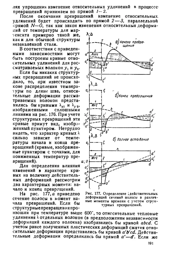 Н. Окерблом - Сварочные деформации и напряжения: Теория и ее применение - Страница № 192