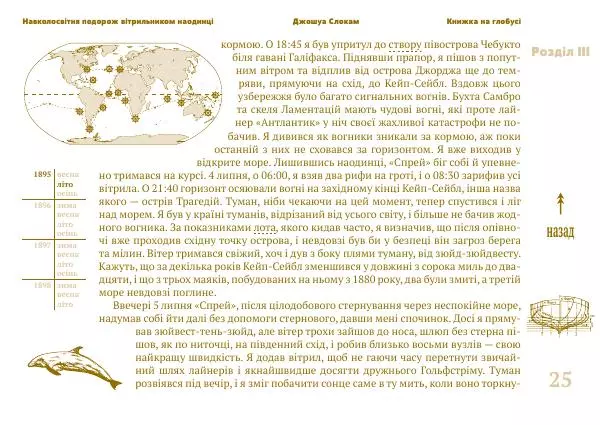 Джошуа Слокам - Навколосвітня подорож вітрильником наодинці - Страница № 25