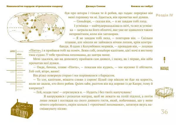 Джошуа Слокам - Навколосвітня подорож вітрильником наодинці - Страница № 36