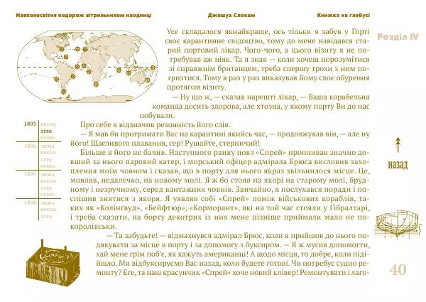 Джошуа Слокам - Навколосвітня подорож вітрильником наодинці - Страница № 40