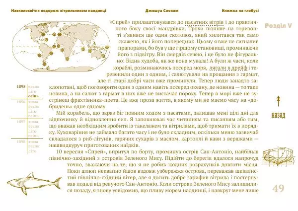 Джошуа Слокам - Навколосвітня подорож вітрильником наодинці - Страница № 49