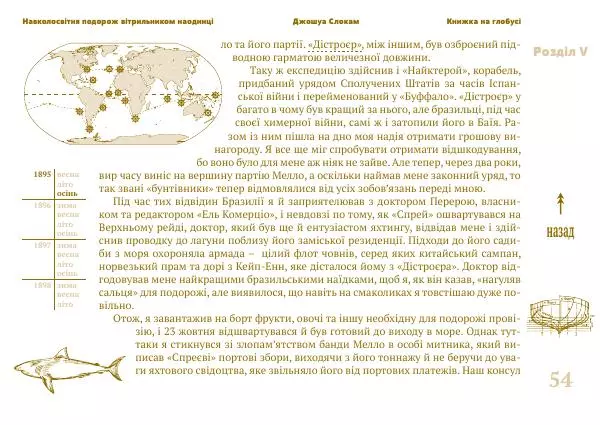 Джошуа Слокам - Навколосвітня подорож вітрильником наодинці - Страница № 54