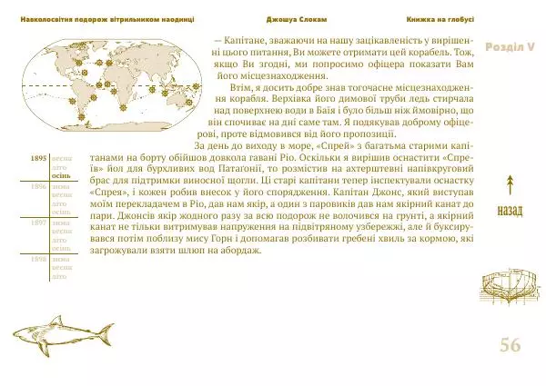 Джошуа Слокам - Навколосвітня подорож вітрильником наодинці - Страница № 56