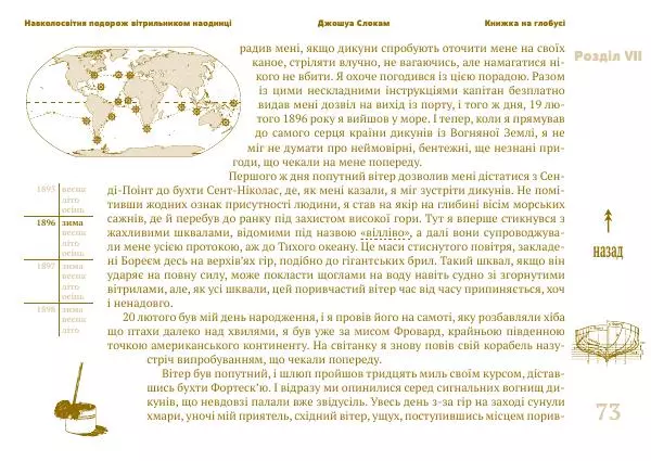 Джошуа Слокам - Навколосвітня подорож вітрильником наодинці - Страница № 73