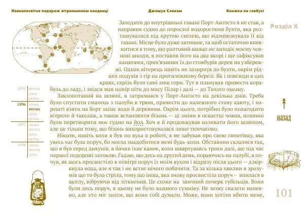 Джошуа Слокам - Навколосвітня подорож вітрильником наодинці - Страница № 101