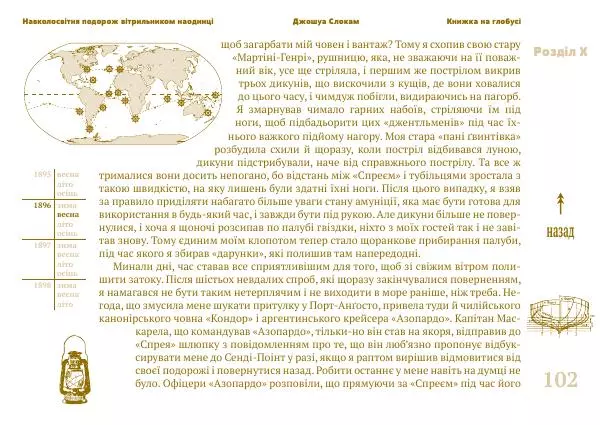 Джошуа Слокам - Навколосвітня подорож вітрильником наодинці - Страница № 102