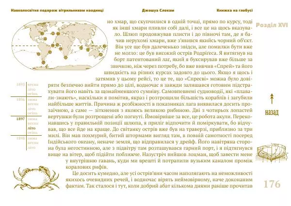 Джошуа Слокам - Навколосвітня подорож вітрильником наодинці - Страница № 176