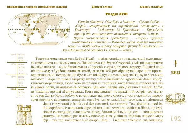 Джошуа Слокам - Навколосвітня подорож вітрильником наодинці - Страница № 192