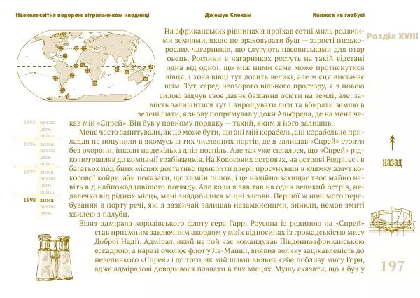 Джошуа Слокам - Навколосвітня подорож вітрильником наодинці - Страница № 197