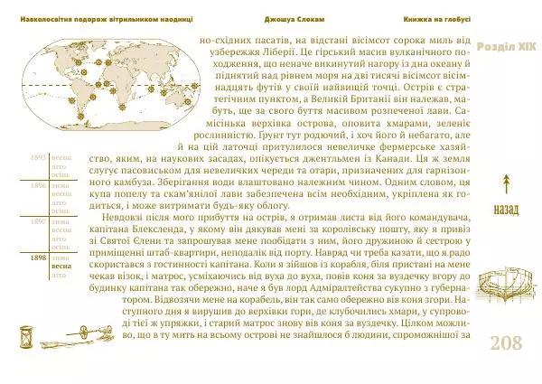 Джошуа Слокам - Навколосвітня подорож вітрильником наодинці - Страница № 208