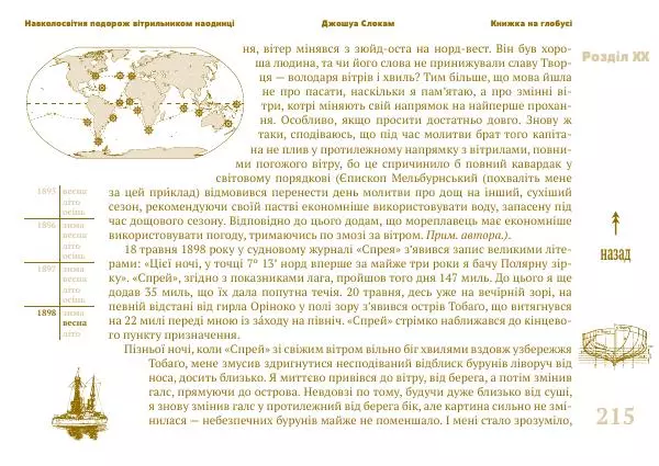 Джошуа Слокам - Навколосвітня подорож вітрильником наодинці - Страница № 215