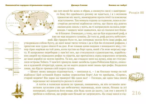 Джошуа Слокам - Навколосвітня подорож вітрильником наодинці - Страница № 216