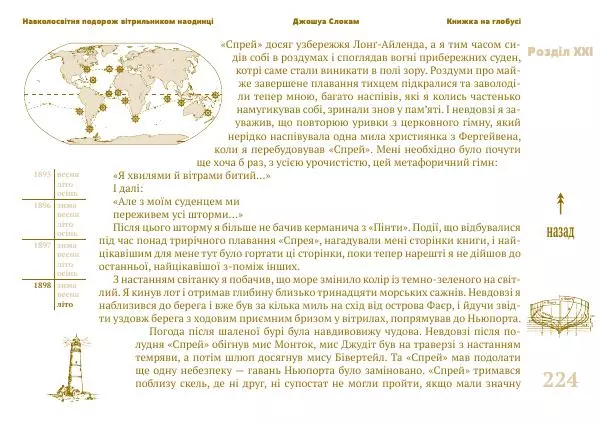 Джошуа Слокам - Навколосвітня подорож вітрильником наодинці - Страница № 224