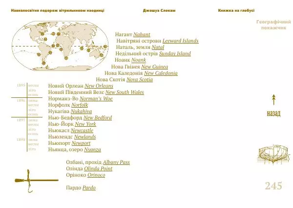 Джошуа Слокам - Навколосвітня подорож вітрильником наодинці - Страница № 245
