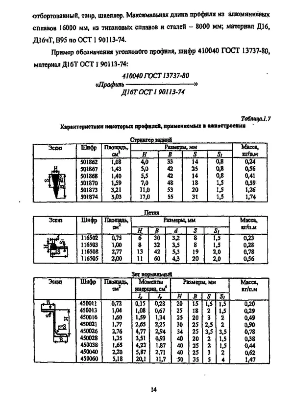 Галина Зимина - Основы проектирования конструкций летательных аппаратов: Учебное пособие - Страница № 14