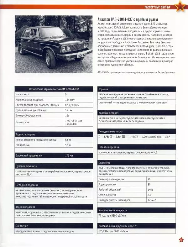  журнал «Автолегенды СССР» - ВАЗ-21061 - Страница № 13