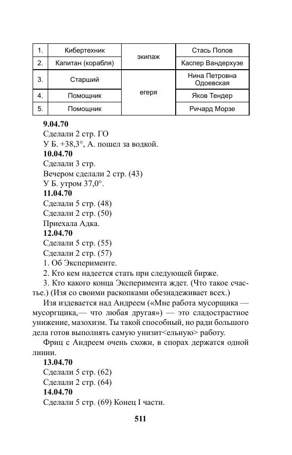 Виктор Курильский - Стругацкие. Материалы к исследованию: письма, рабочие дневники. 1967-1971 гг. - Страница № 512
