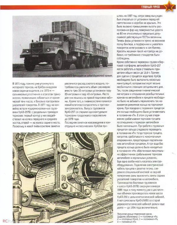  журнал «Автолегенды СССР» - КРАЗ-257Б1 - Страница № 12