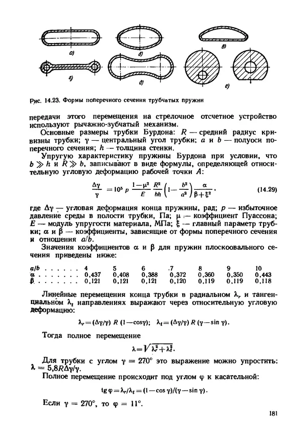 Геннадий Андреев - Теория механизмов и детали точных приборов: Учебное пособие для машиностроительных техникумов - Страница № 182