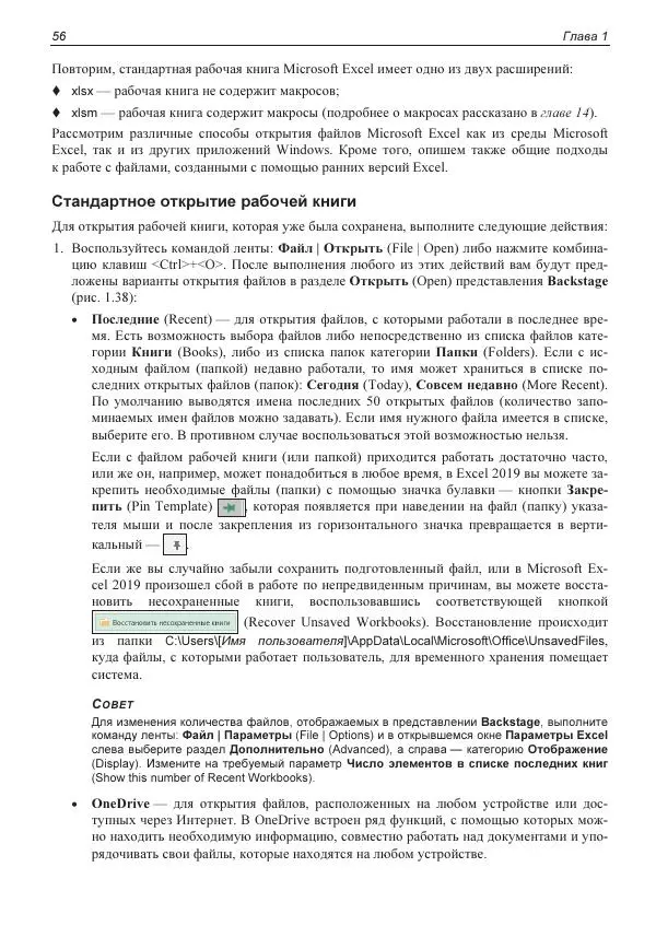 Лада Рудикова - Microsoft Office Excel 2019 - Страница № 56