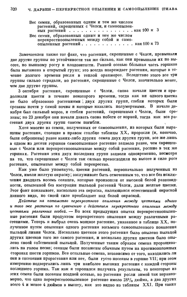 Чарльз Дарвин - Собрание сочинений в 9 томах. Том 6. Опыление орхидей насекомыми. Перекрестное опыление и самоопыление - Страница № 320