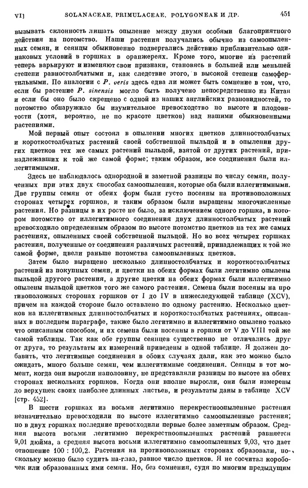 Чарльз Дарвин - Собрание сочинений в 9 томах. Том 6. Опыление орхидей насекомыми. Перекрестное опыление и самоопыление - Страница № 453