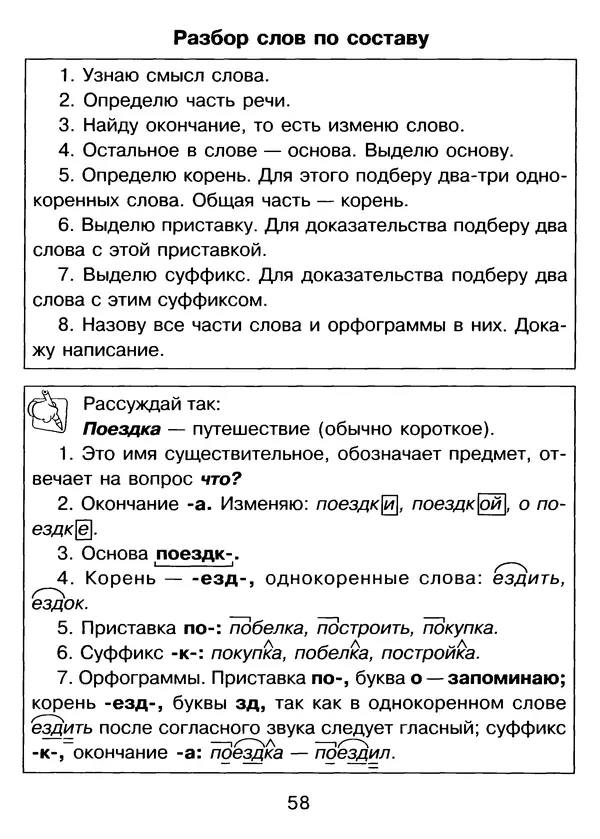 Валентина Шукейло - Справочник школьника по русскому языку 1-4 классы  - Страница № 59