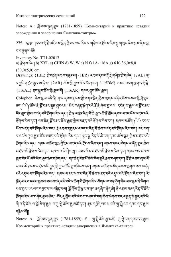 Коллектив авторов - Каталог тибетских тантрических сочинений: ИМБТ СО РАН - Страница № 122 Коллектив авторов - Каталог тибетских тантрических сочинений: ИМБТ СО РАН - Страница № 122