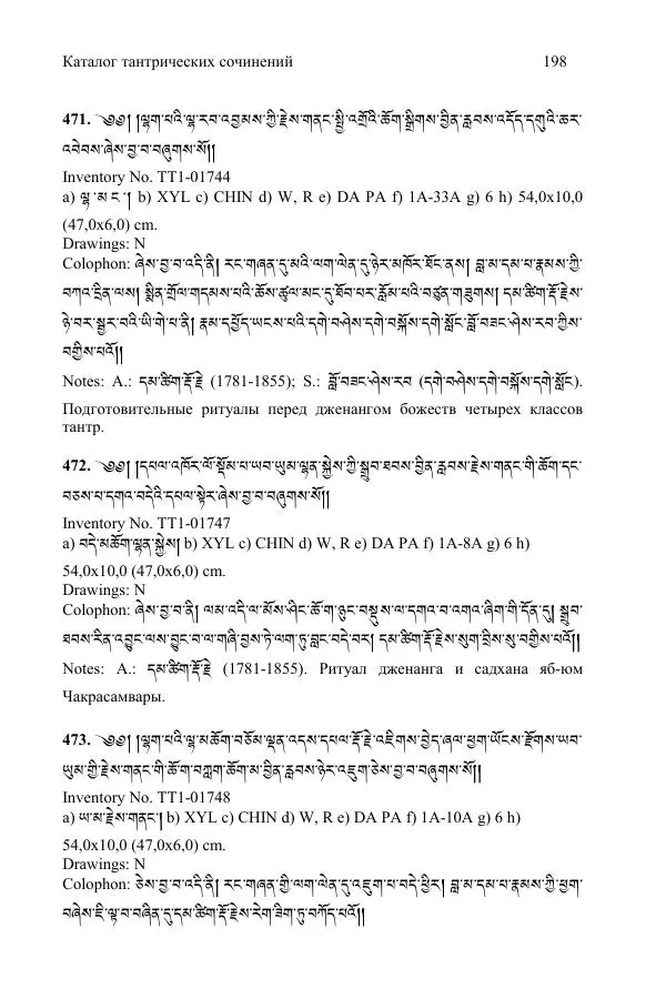 Коллектив авторов - Каталог тибетских тантрических сочинений: ИМБТ СО РАН - Страница № 198 Коллектив авторов - Каталог тибетских тантрических сочинений: ИМБТ СО РАН - Страница № 198