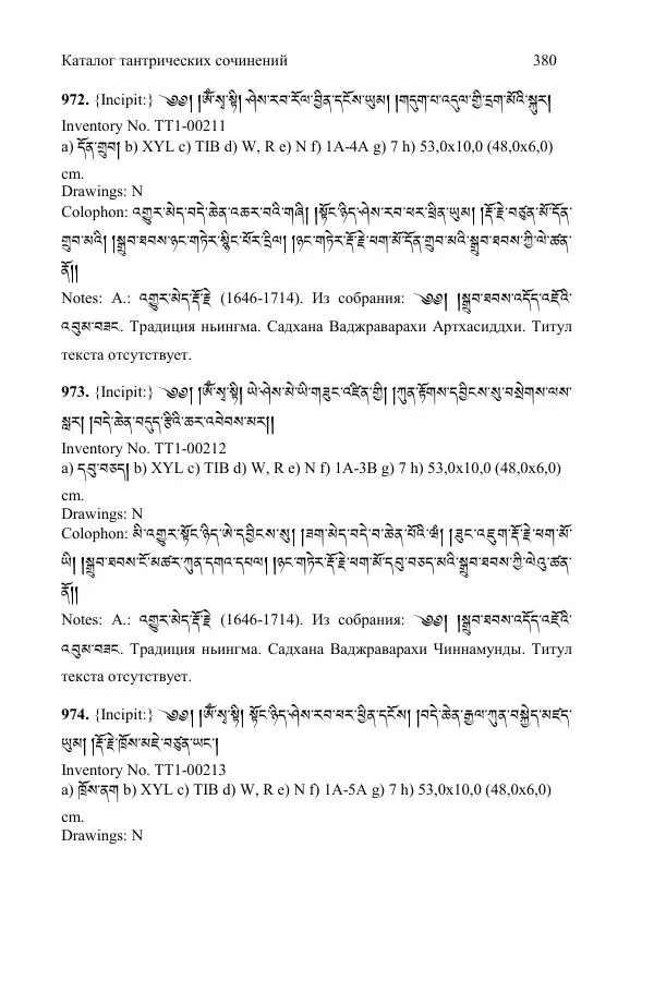 Коллектив авторов - Каталог тибетских тантрических сочинений: ИМБТ СО РАН - Страница № 380 Коллектив авторов - Каталог тибетских тантрических сочинений: ИМБТ СО РАН - Страница № 380