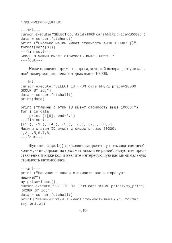 П. Меликов - Изучаем основы Python. Практический курс для дата-аналитиков - Страница № 311