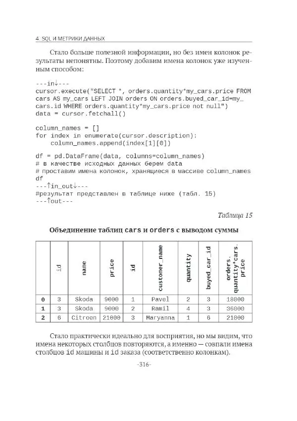 П. Меликов - Изучаем основы Python. Практический курс для дата-аналитиков - Страница № 317