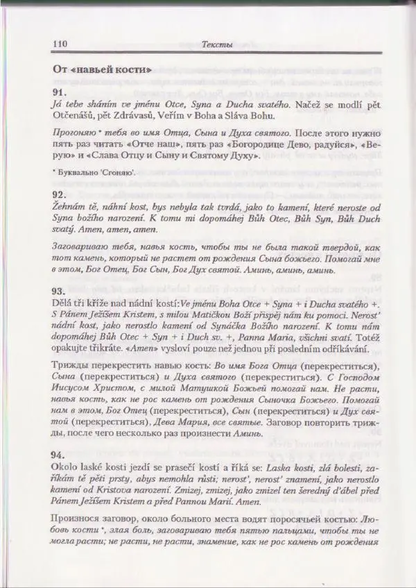 Е Вельмезова - Чешские заговоры. Исследования и тексты - Страница № 104